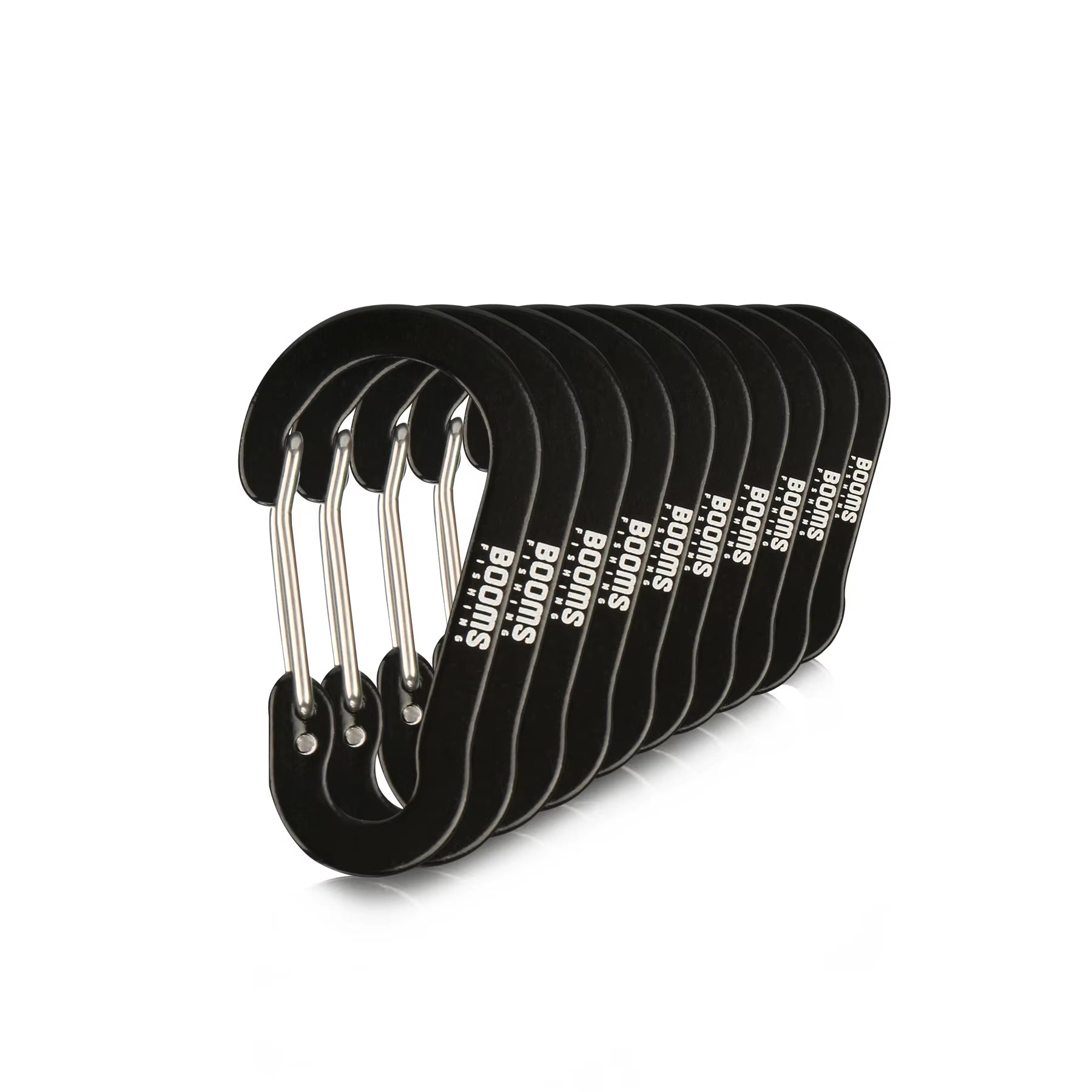 CC1 Steel Small Carabiner Clips Outdoor Camping Multi Tool Fishing Acessories 6Pcs