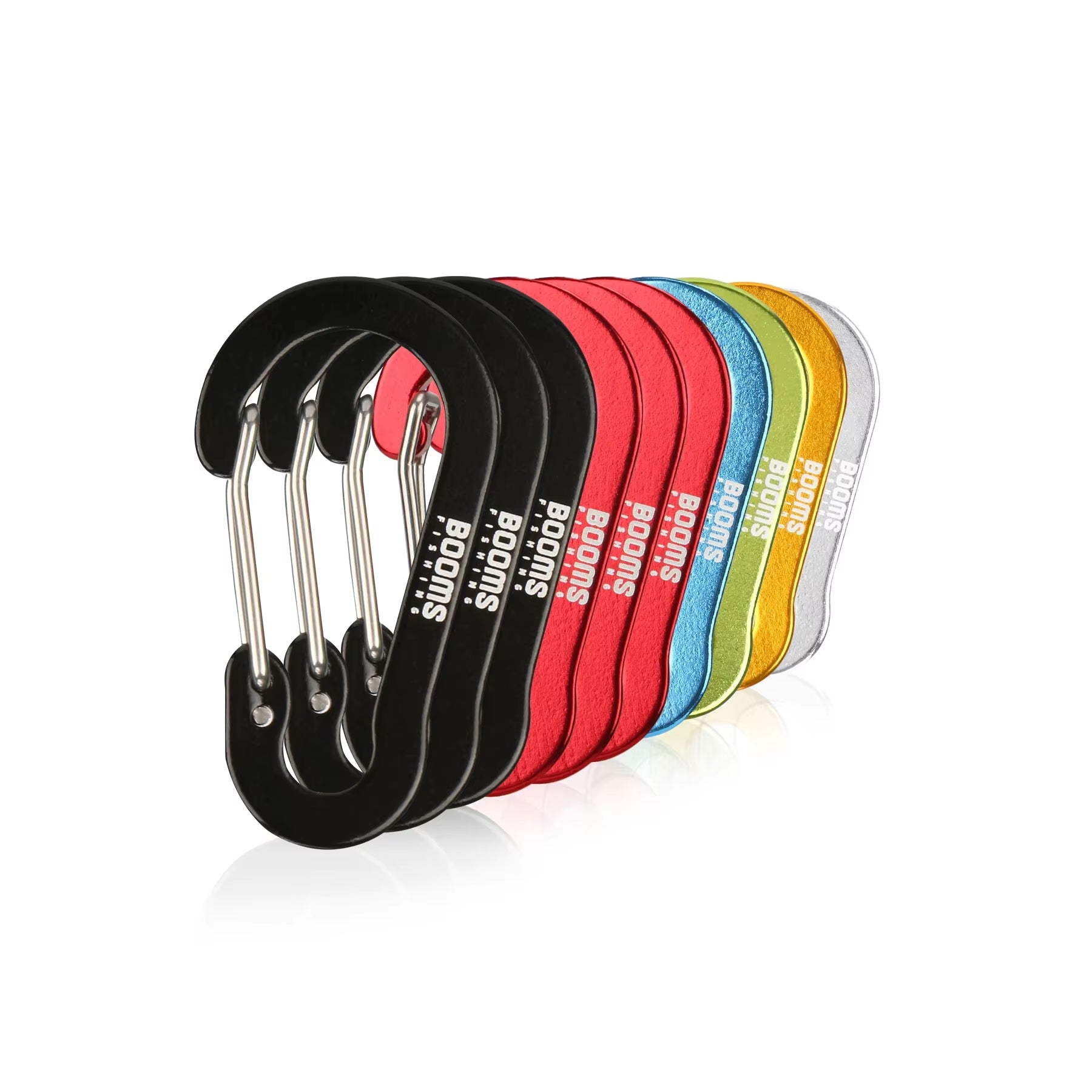 CC1 Steel Small Carabiner Clips Outdoor Camping Multi Tool Fishing Acessories 6Pcs