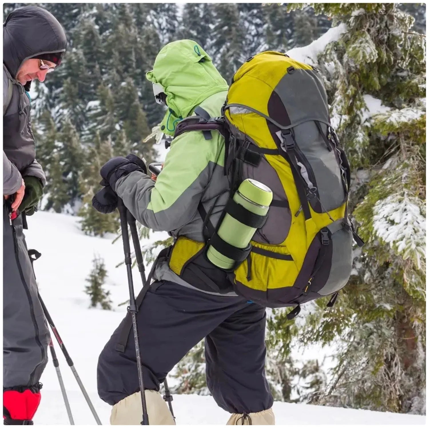 Outdoor Water Bottle Holder for Cycling, Hiking, Camping - Adjustable & Portable Hydration Carrier