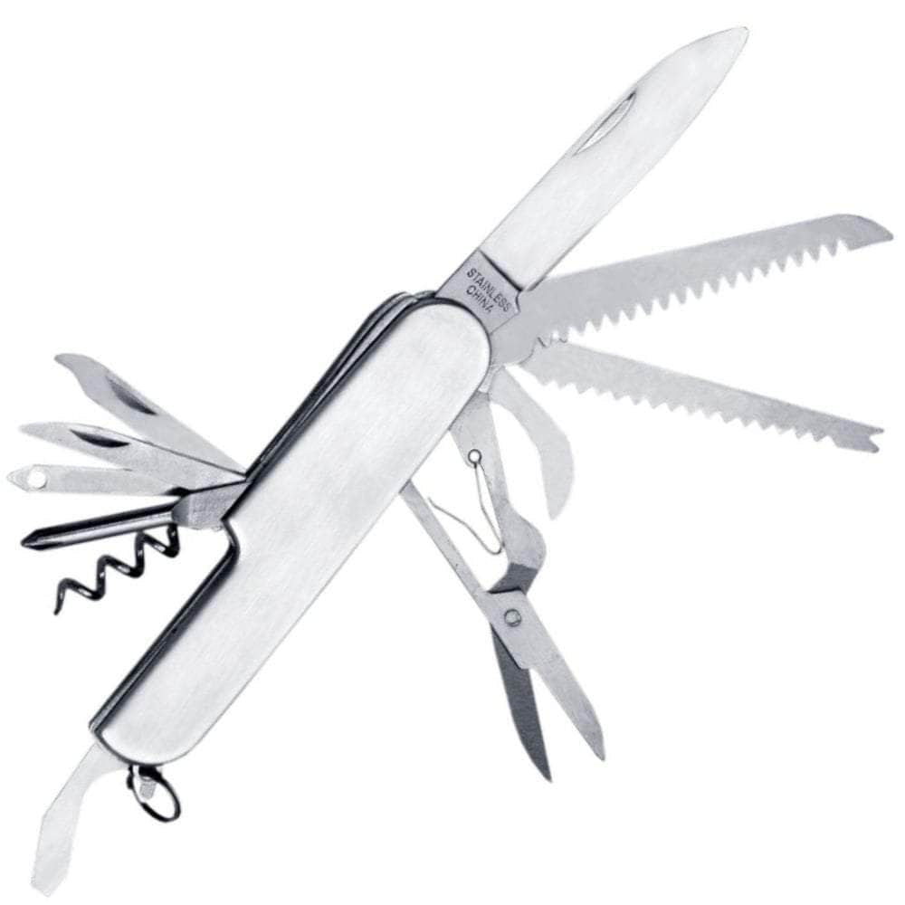 Swiss Type Tool, 13 Functions, Stainless Steel Handle - SZ213006