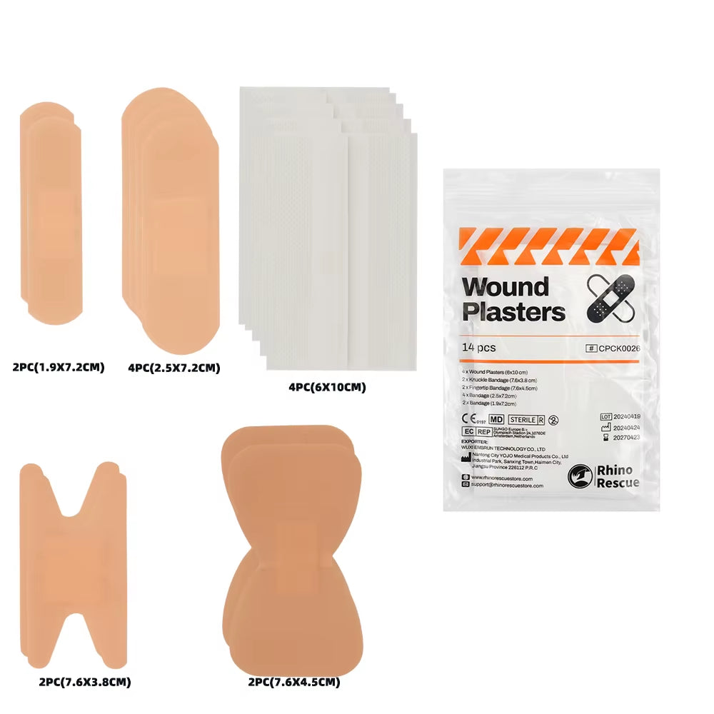 Portable Compact First Aid Kit Waterproof for Minor Cuts Scrapes Sprains Burns Ideal for Home Car Travel Camping