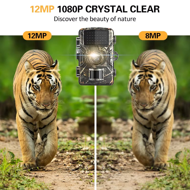 12MP 1080P Trail Hunting Camera Wildcamera Wild Surveillance 2'' TFT Night Vision Wildlife Scouting Cameras Photo Traps Track