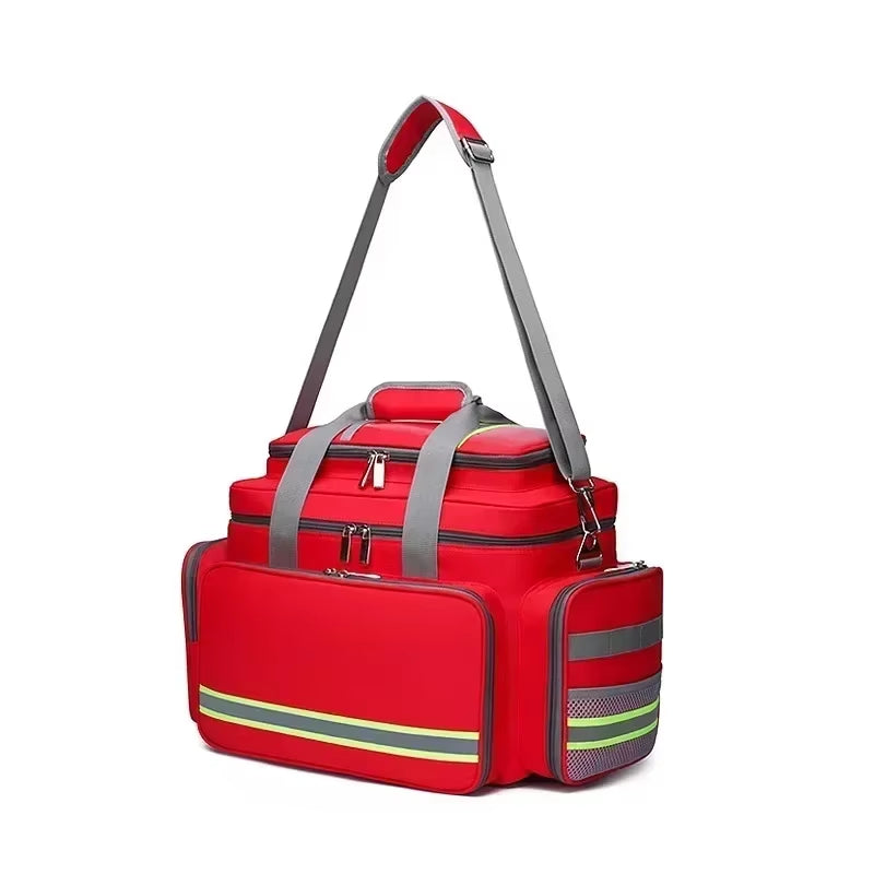 First Aid Medical Bag Outdoor Emergency Rescue Large Capacity Bag Empty Waterproof Reflective Oxford Multi-Pocket Travel Bags