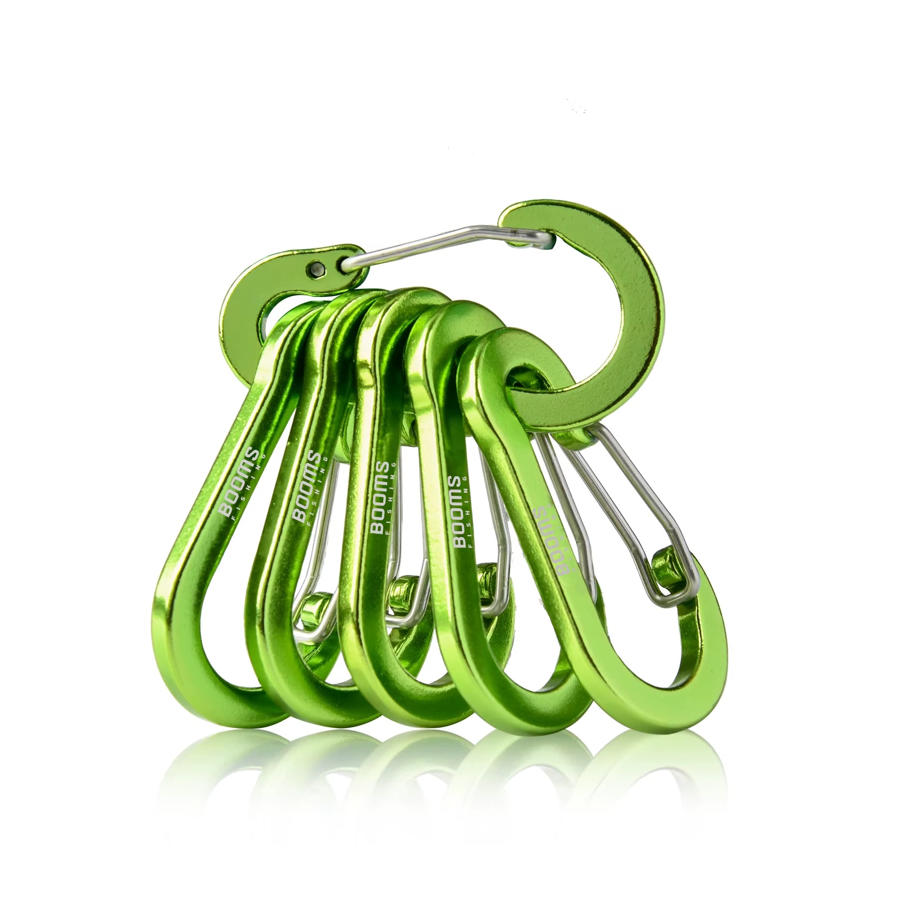 CC1 Steel Small Carabiner Clips Outdoor Camping Multi Tool Fishing Acessories 6Pcs