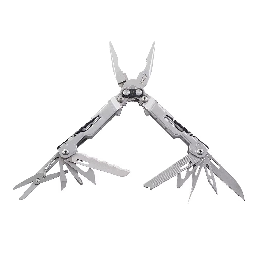 18 in 1 Powerpint Multi-Tool Folding Pliers Mini EDC Hand Tools Scissors Pocket Outdoor Camping Survival Equipments-Pp1001