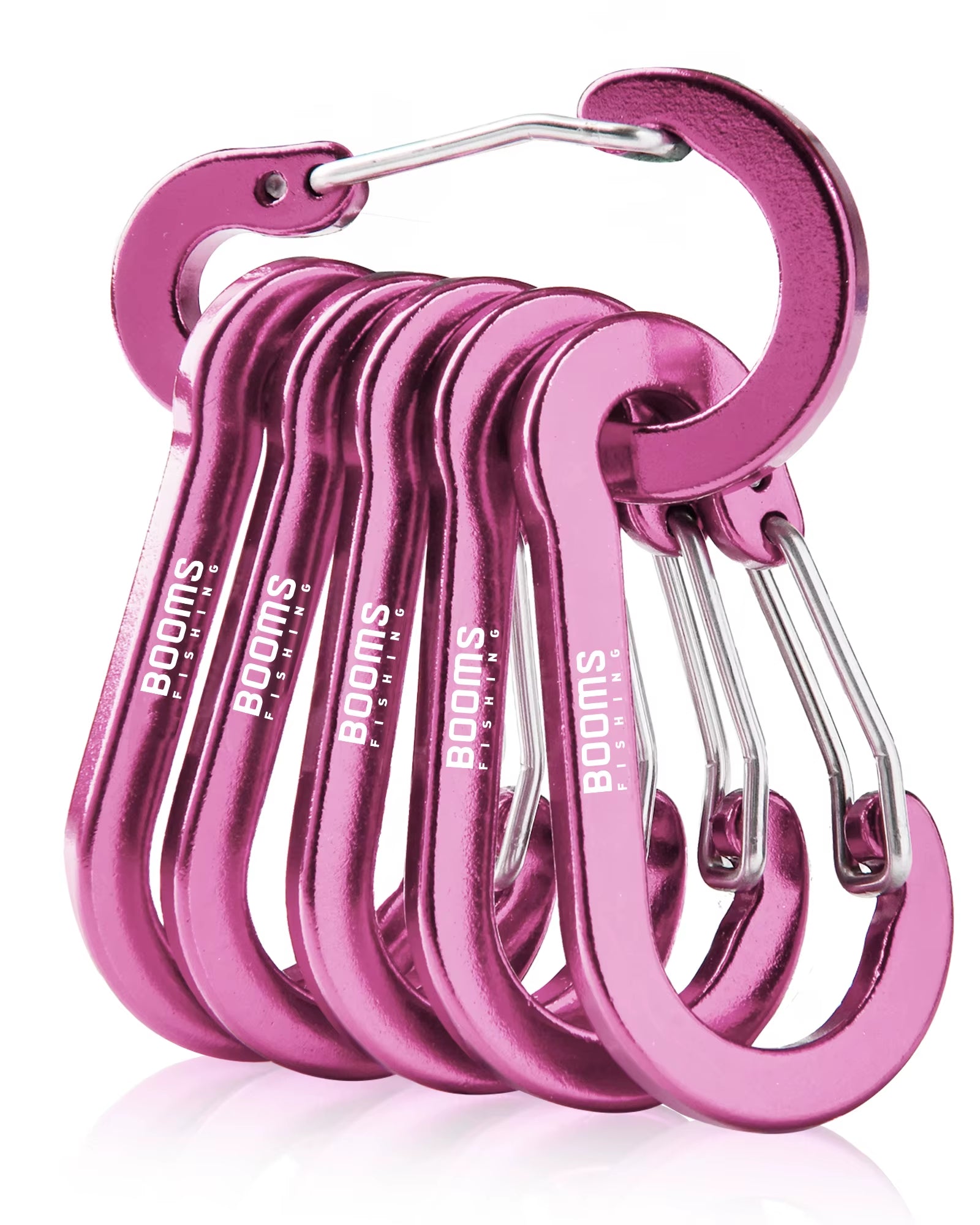 CC1 Steel Small Carabiner Clips Outdoor Camping Multi Tool Fishing Acessories 6Pcs