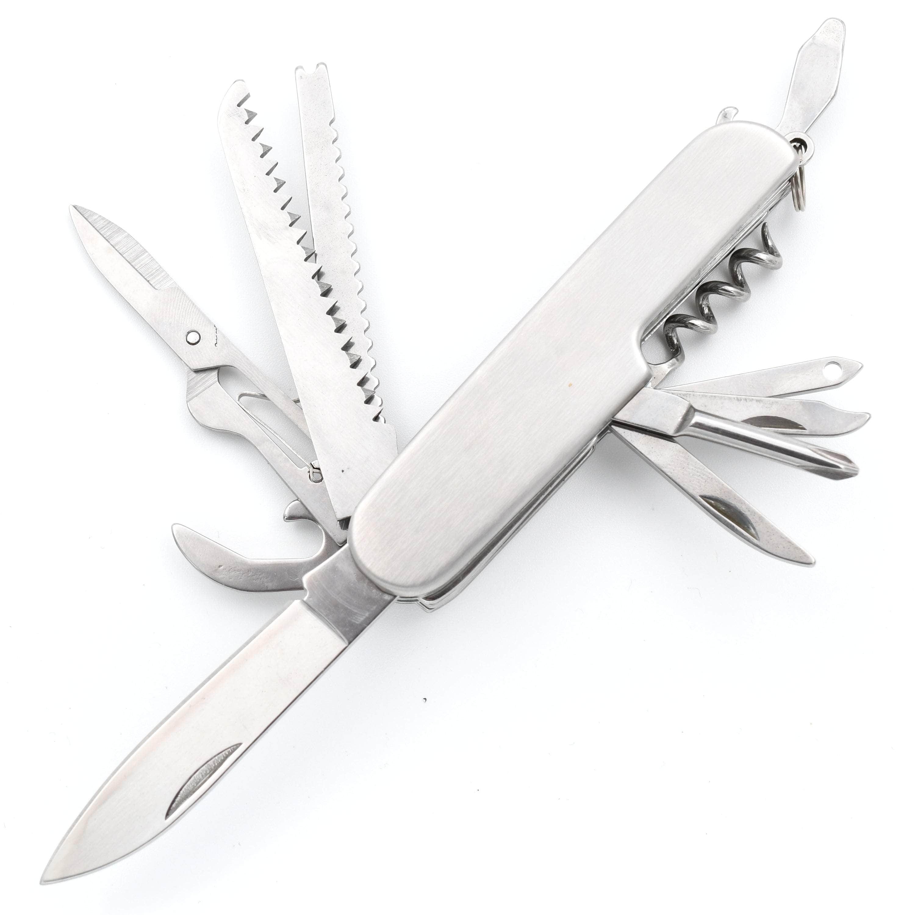 Swiss Type Tool, 13 Functions, Stainless Steel Handle - SZ213006